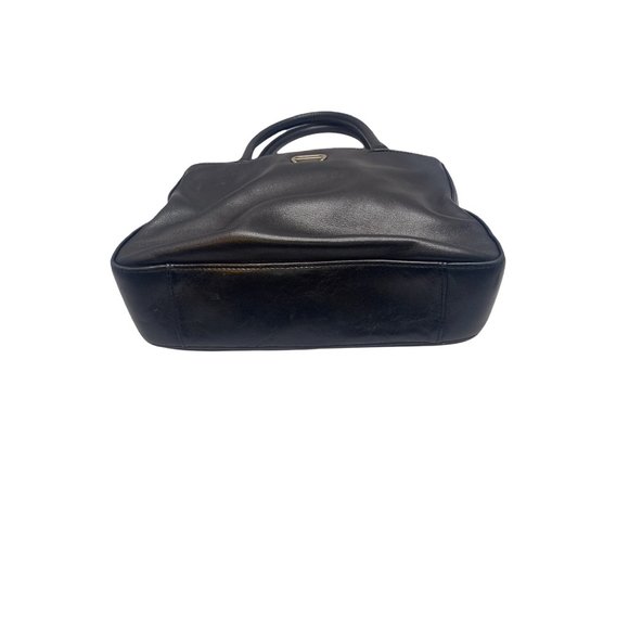 Atienne Aigner Vintage 60s Black Leather Shoulder Bag Style 7280R EUC - Picture 7 of 11